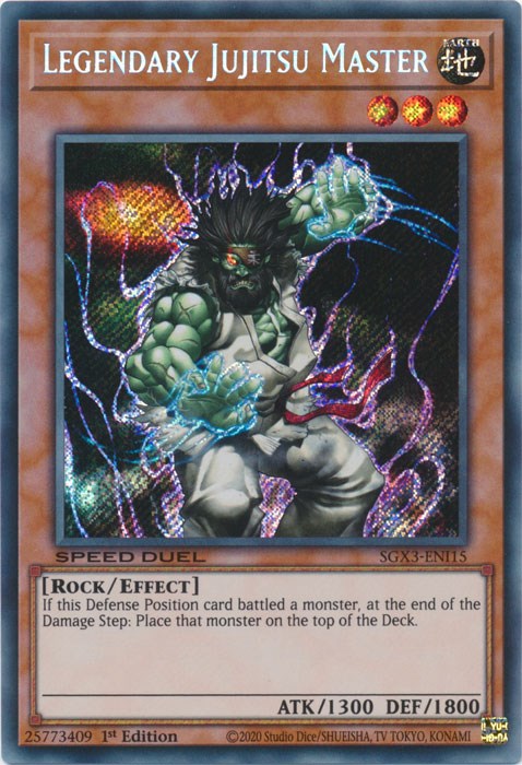 Legendary Jujitsu Master [SGX3-ENI15] Secret Rare | Galactic Gamez