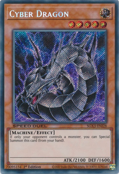 Cyber Dragon [SGX3-ENI28] Secret Rare | Galactic Gamez