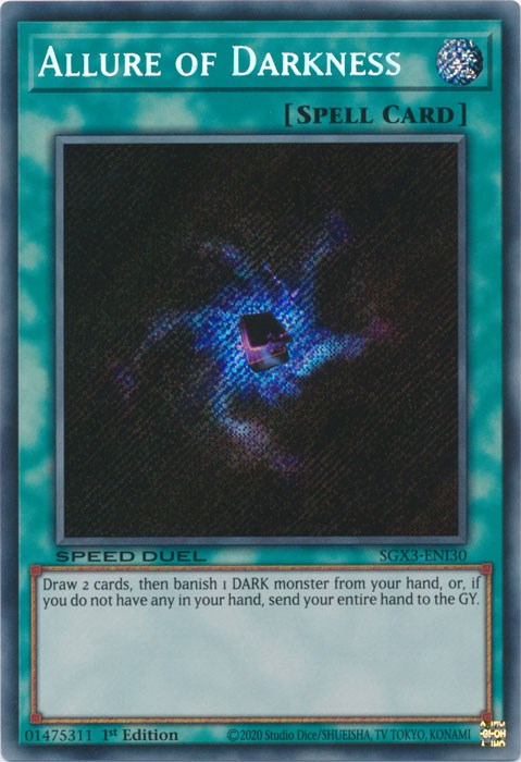 Allure of Darkness [SGX3-ENI30] Secret Rare | Galactic Gamez