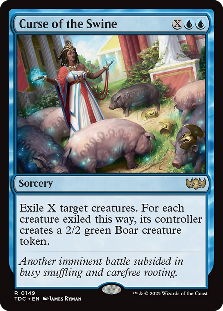 Curse of the Swine [Tarkir: Dragonstorm Commander] | Galactic Gamez