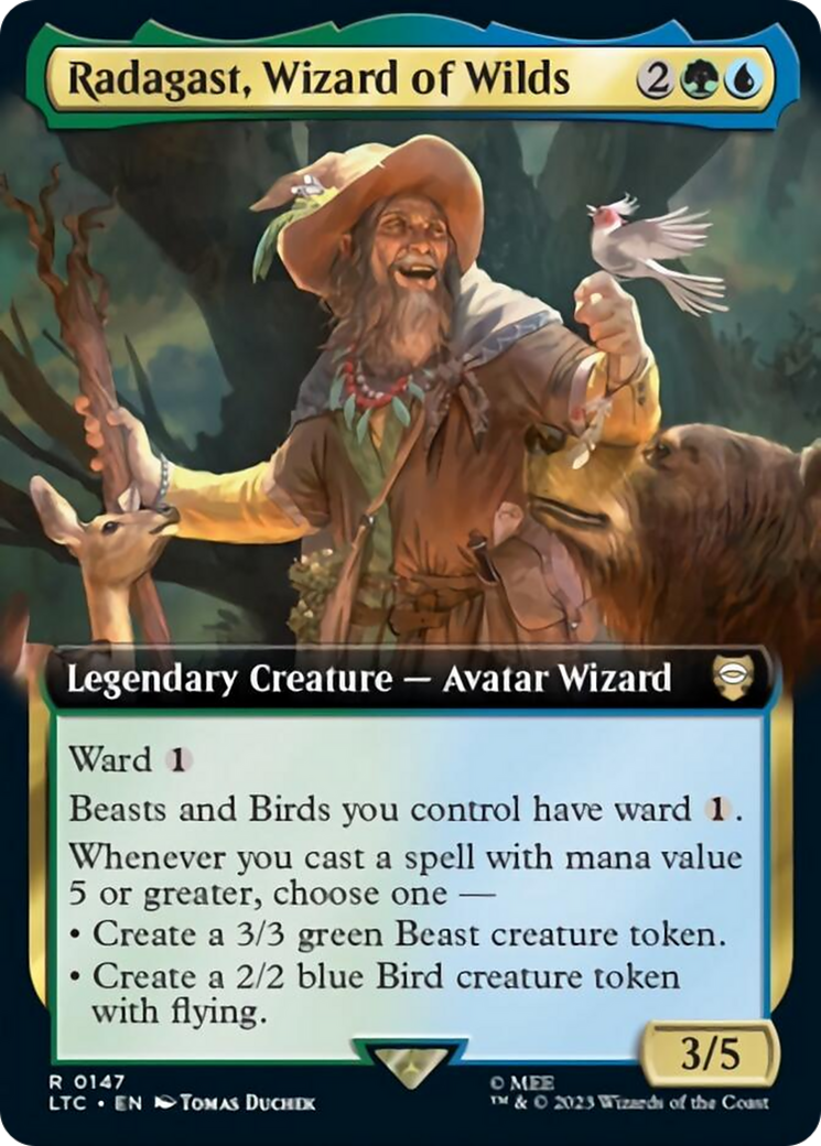 Radagast, Wizard of Wilds (Extended Art) [The Lord of the Rings: Tales of Middle-Earth Commander] | Galactic Gamez