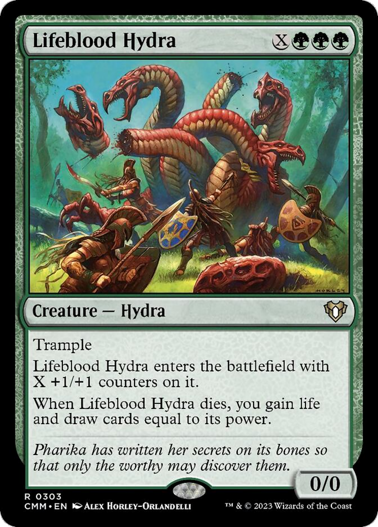 Lifeblood Hydra [Commander Masters] | Galactic Gamez