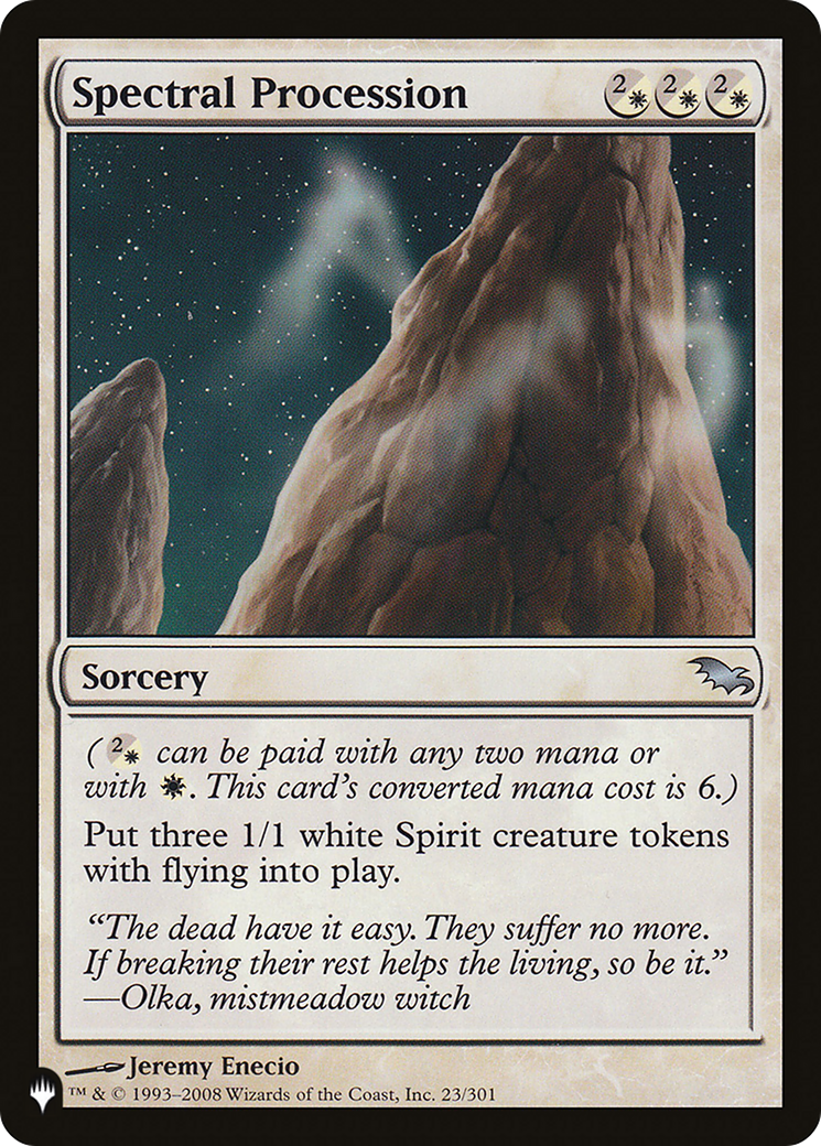 Spectral Procession [The List] | Galactic Gamez
