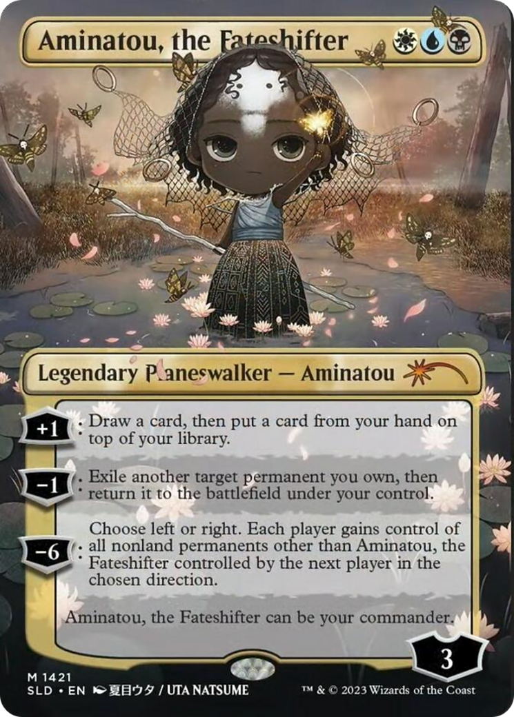 Aminatou, the Fateshifter (Rainbow Foil) [Secret Lair Drop Series] | Galactic Gamez