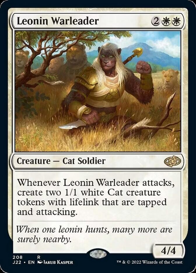 Leonin Warleader [Jumpstart 2022] | Galactic Gamez