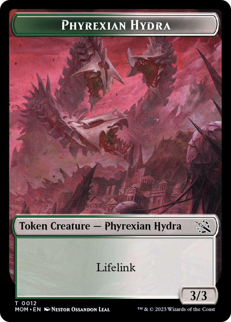 Phyrexian Hydra Token (12) [March of the Machine Tokens] | Galactic Gamez