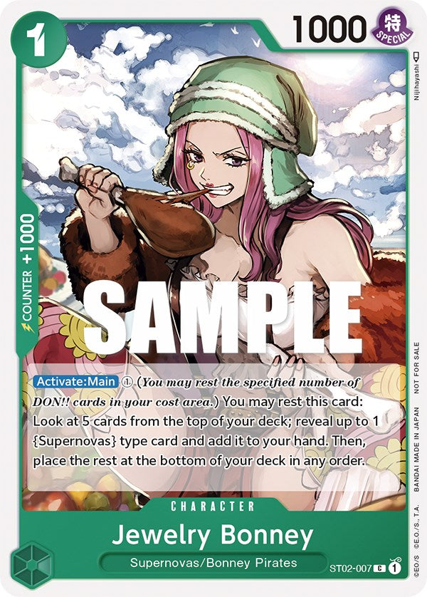 Jewelry Bonney (Tournament Pack Vol. 3) [Participant] [One Piece Promotion Cards] | Galactic Gamez