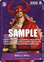 Who's.Who (Tournament Pack Vol. 3) [Winner] [One Piece Promotion Cards] | Galactic Gamez