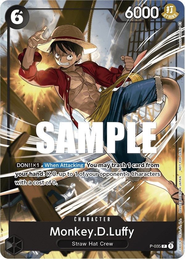 Monkey.D.Luffy (Pirates Party Vol. 3) [One Piece Promotion Cards] | Galactic Gamez