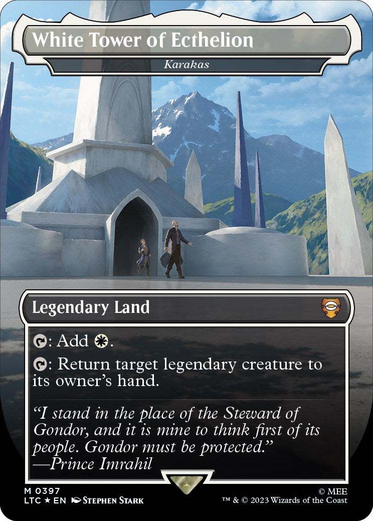 White Tower of Ecthelion - Karakas (Surge Foil Realms and Relics) [The Lord of the Rings: Tales of Middle-Earth Commander] | Galactic Gamez