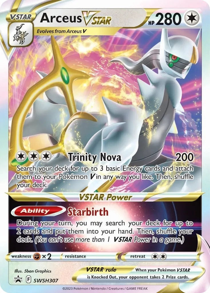 Arceus VSTAR (SWSH307) [Sword & Shield: Black Star Promos] | Galactic Gamez