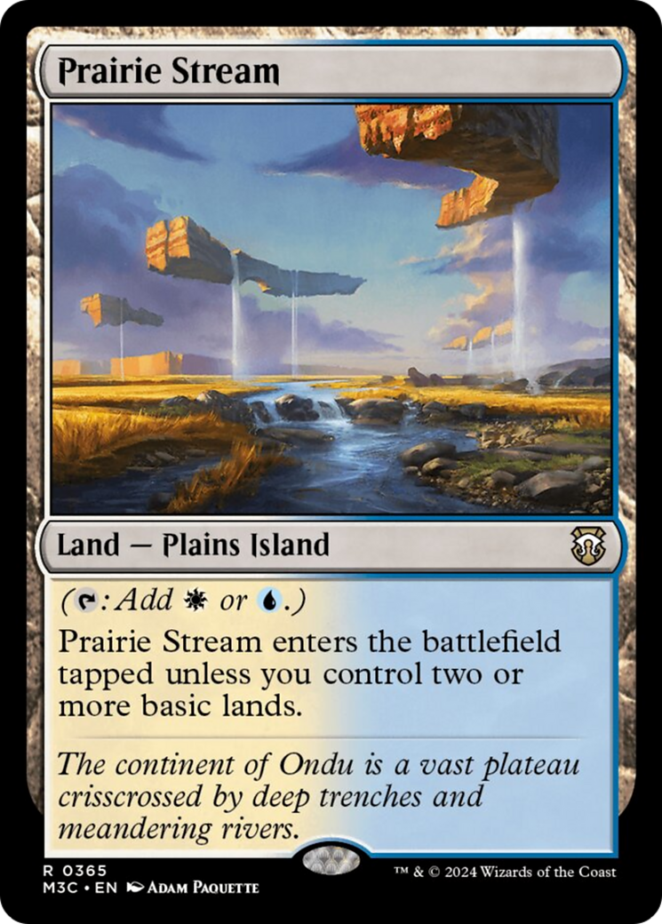 Prairie Stream (Ripple Foil) [Modern Horizons 3 Commander] | Galactic Gamez