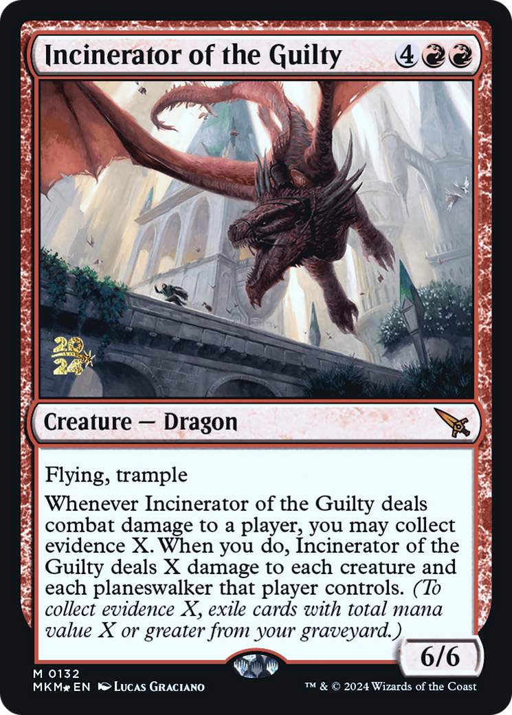 Incinerator of the Guilty [Murders at Karlov Manor Prerelease Promos] | Galactic Gamez