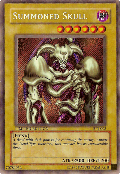 Summoned Skull [BPT-002] Secret Rare | Galactic Gamez