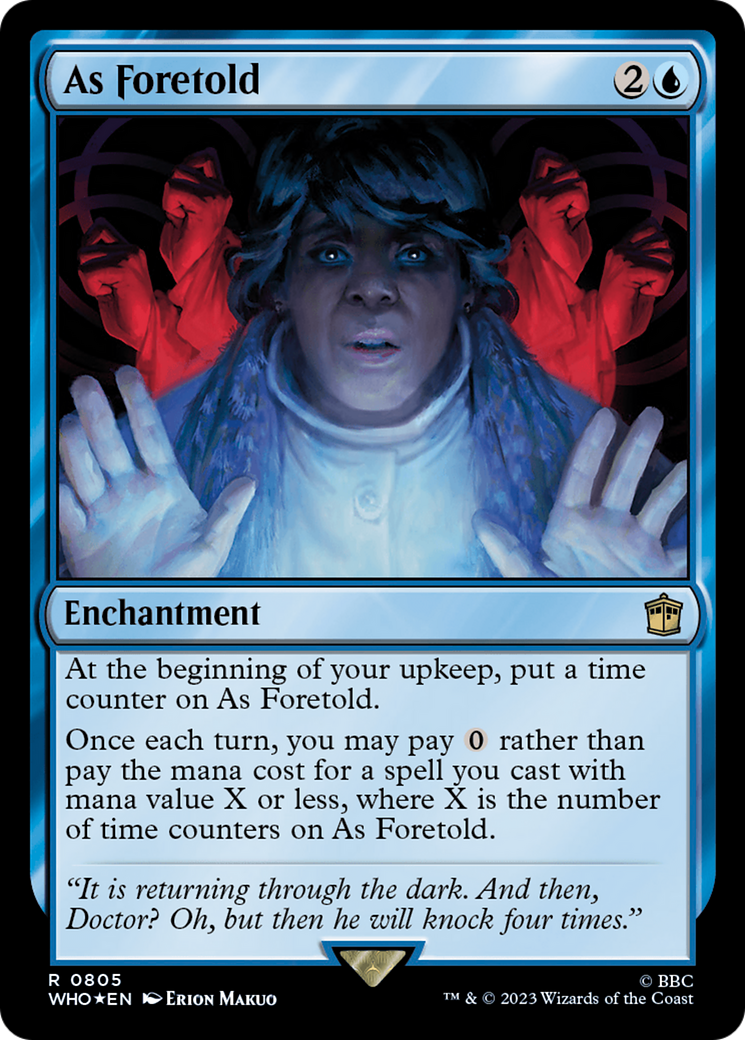 As Foretold (Surge Foil) [Doctor Who] | Galactic Gamez