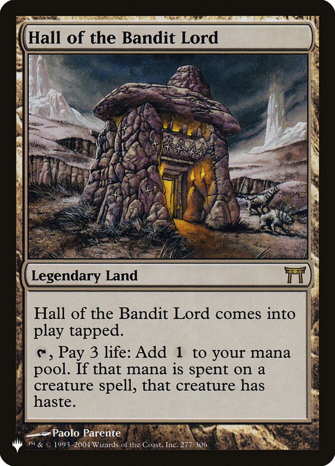 Hall of the Bandit Lord [The List] | Galactic Gamez