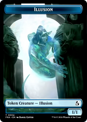 Illusion // Jace Double-Sided Token [Reality Fracture Tokens] | Galactic Gamez
