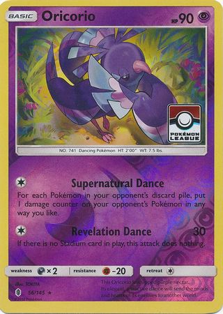 Oricorio (56/145) (League Promo) [Sun & Moon: Guardians Rising] | Galactic Gamez