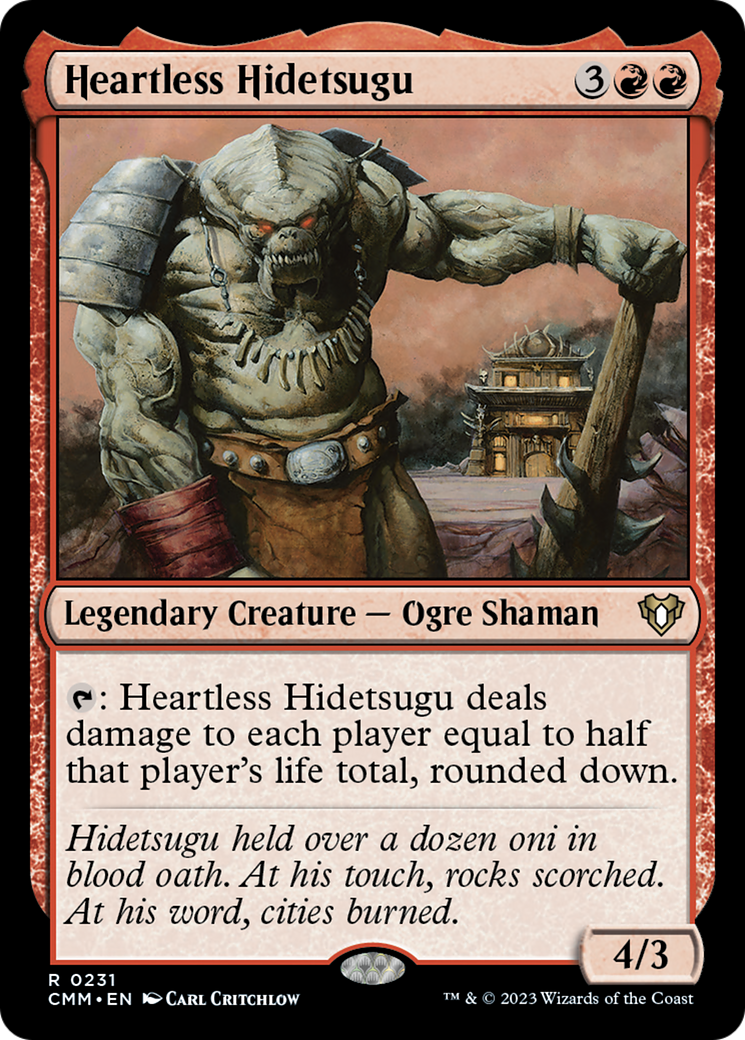 Heartless Hidetsugu [Commander Masters] | Galactic Gamez