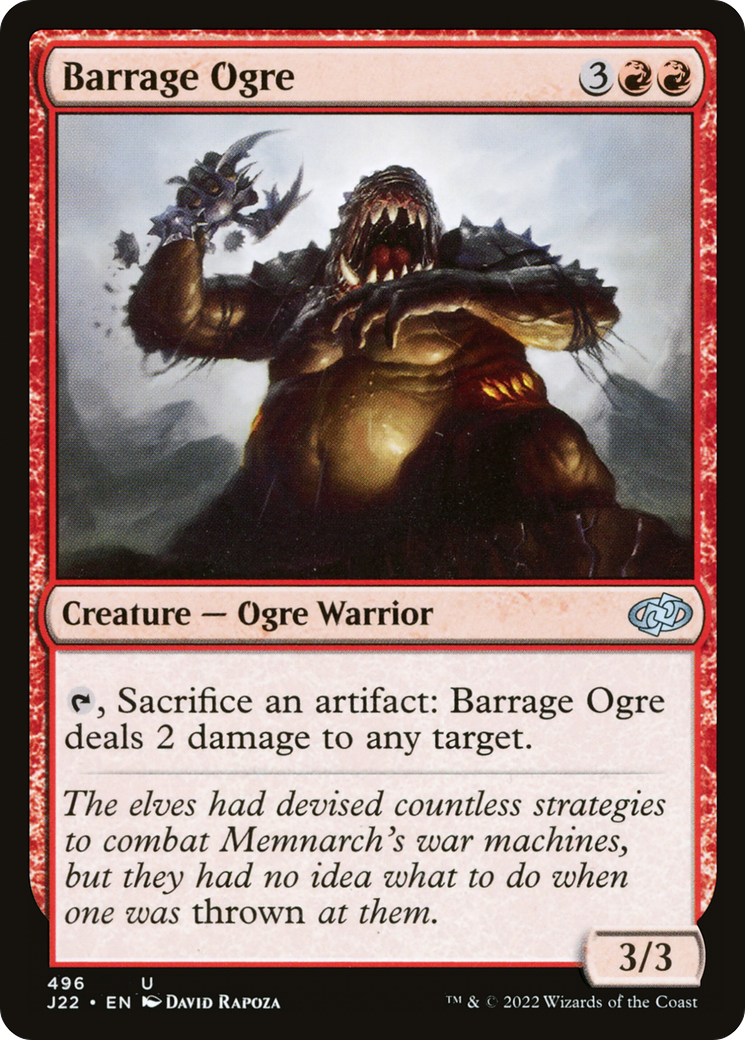 Barrage Ogre [Jumpstart 2022] | Galactic Gamez