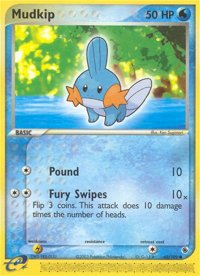 Mudkip (60/109) [EX: Ruby & Sapphire] | Galactic Gamez