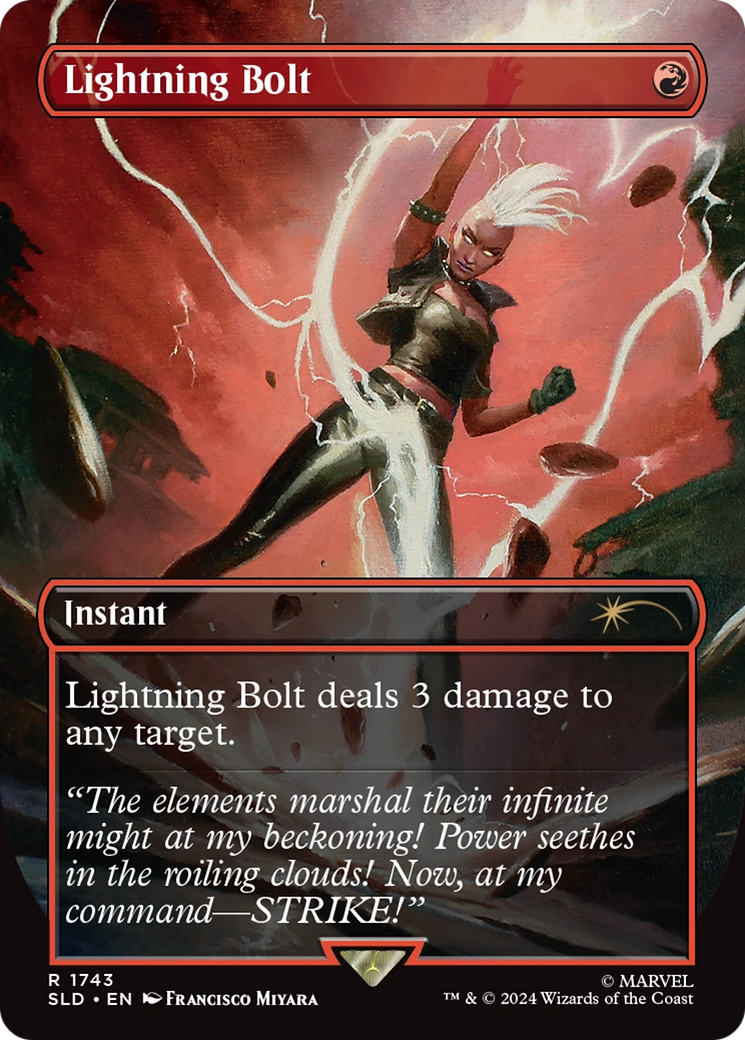 Lightning Bolt (1743) (Rainbow Foil) [Secret Lair Drop Series] | Galactic Gamez