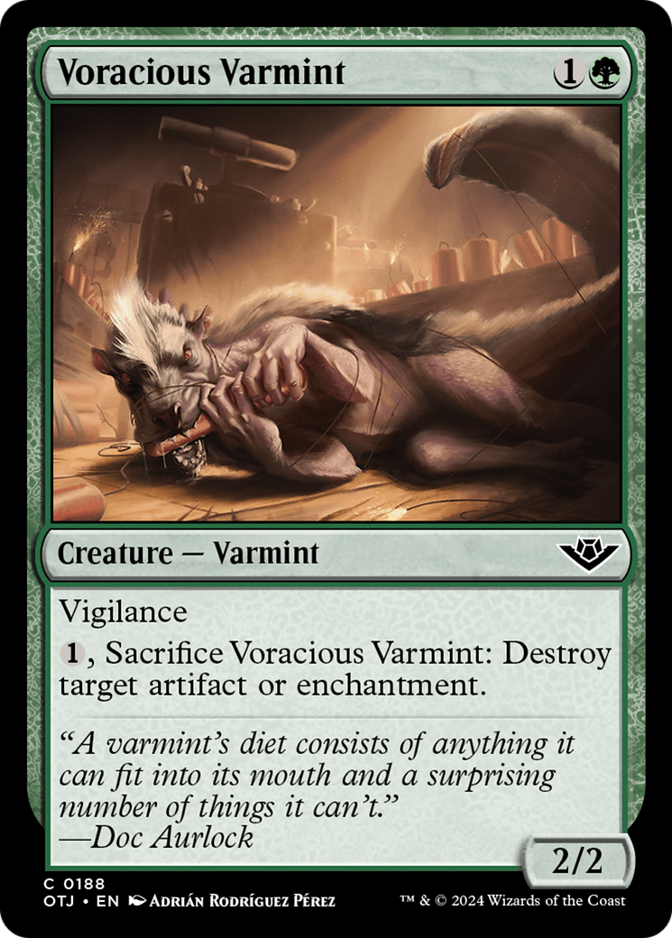 Voracious Varmint [Outlaws of Thunder Junction] | Galactic Gamez