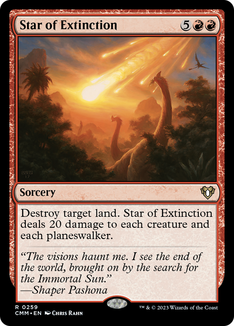 Star of Extinction [Commander Masters] | Galactic Gamez
