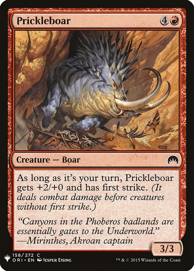 Prickleboar [Mystery Booster] | Galactic Gamez