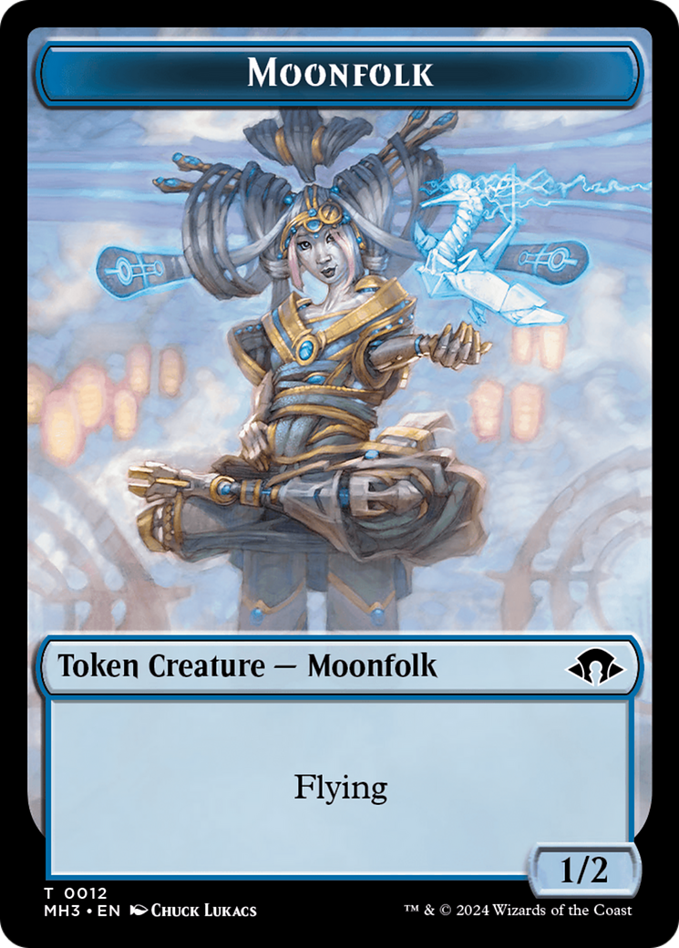 Moonfolk Token [Modern Horizons 3 Tokens] | Galactic Gamez