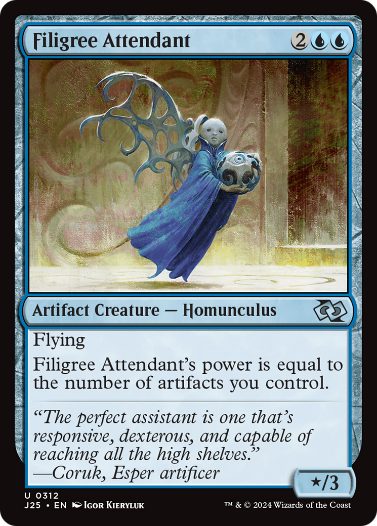 Filigree Attendant [Foundations Jumpstart] | Galactic Gamez