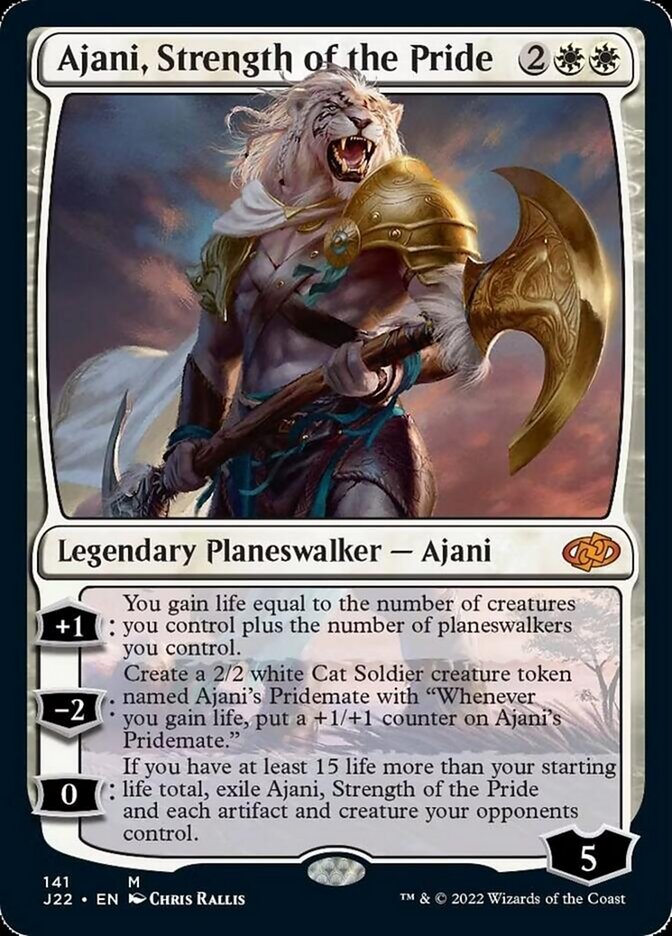 Ajani, Strength of the Pride [Jumpstart 2022] | Galactic Gamez