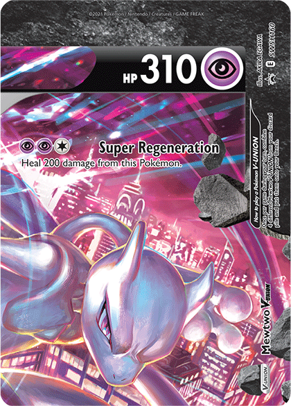 Mewtwo V-Union (SWSH160) [Sword & Shield: Black Star Promos] | Galactic Gamez