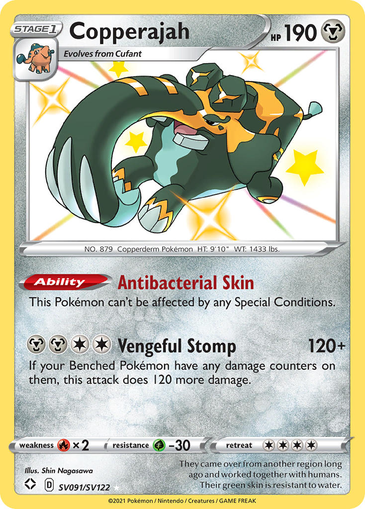 Copperajah (SV091/SV122) [Sword & Shield: Shining Fates] | Galactic Gamez
