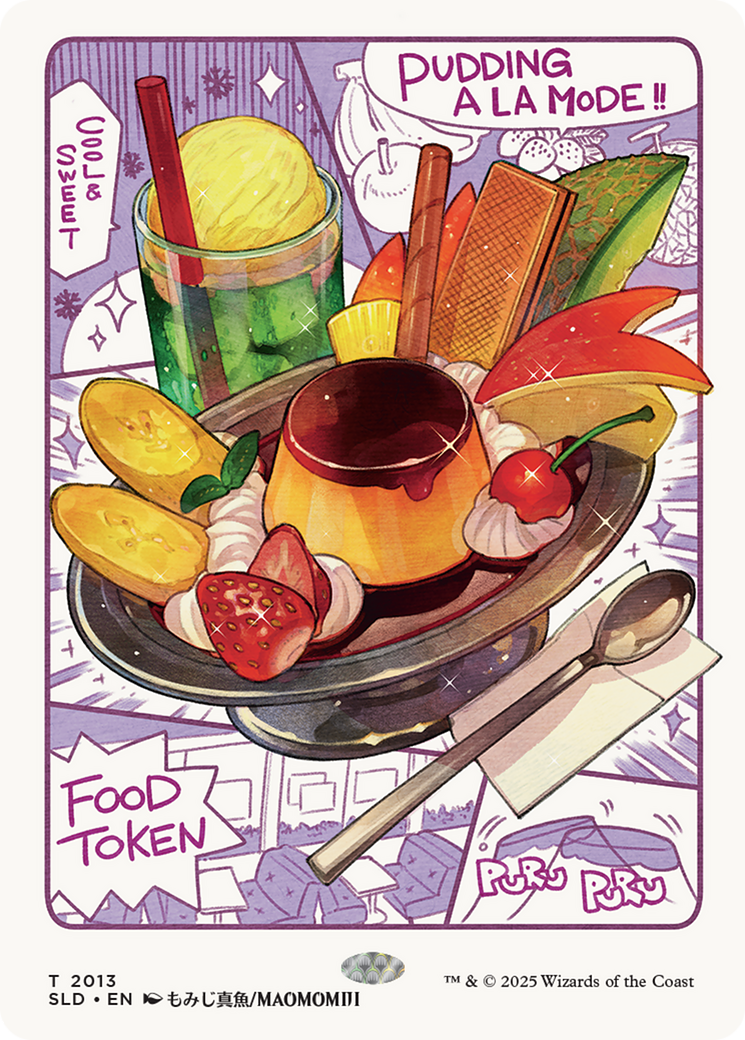 Food Token (2013) (Rainbow Foil) [Secret Lair Drop Series] | Galactic Gamez