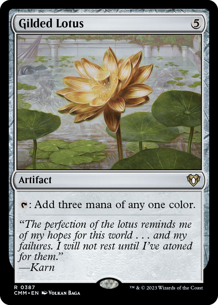 Gilded Lotus [Commander Masters] | Galactic Gamez