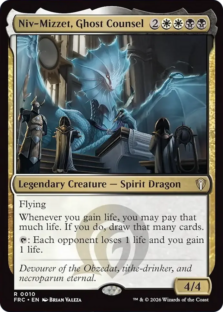 Niv-Mizzet, Ghost Counsel [Reality Fracture Commander] | Galactic Gamez