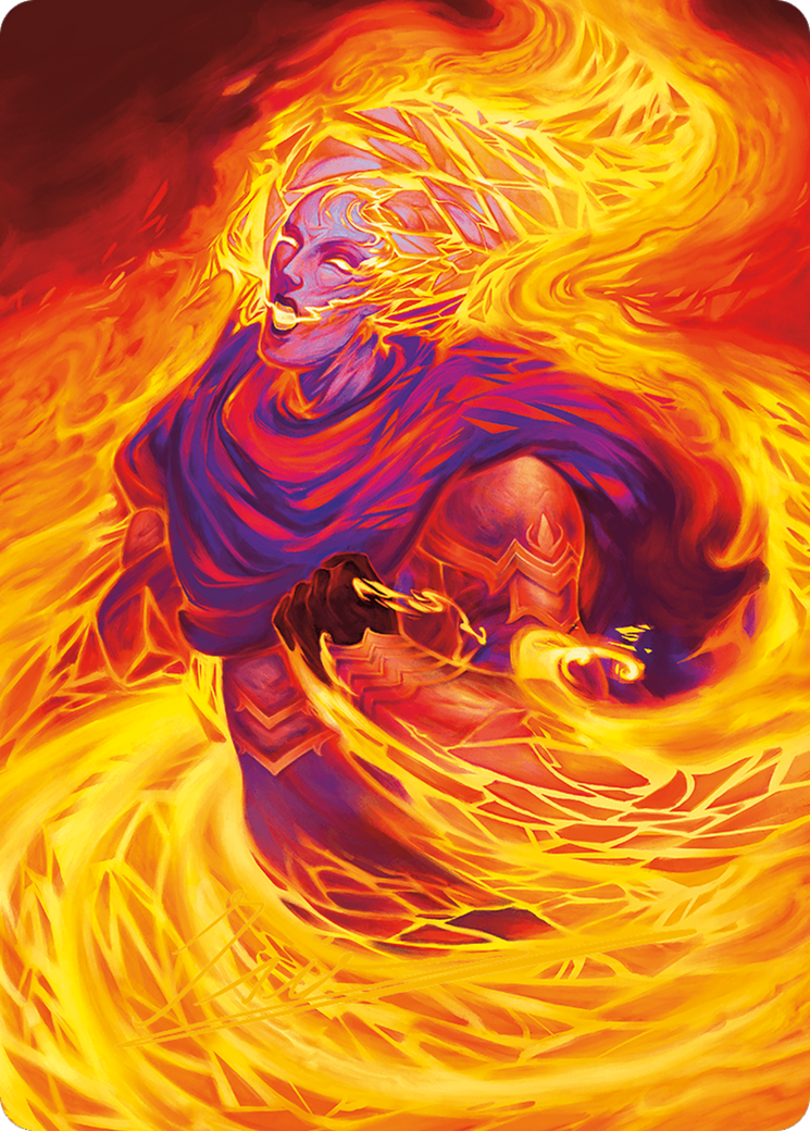 Flare of Duplication Art Card (Gold-Stamped Signature) [Modern Horizons 3 Art Series] | Galactic Gamez