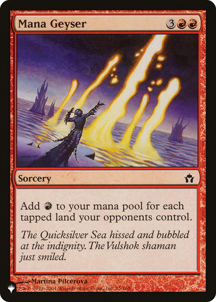 Mana Geyser [The List] | Galactic Gamez