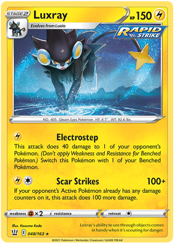 Luxray (048/163) [Sword & Shield: Battle Styles] | Galactic Gamez