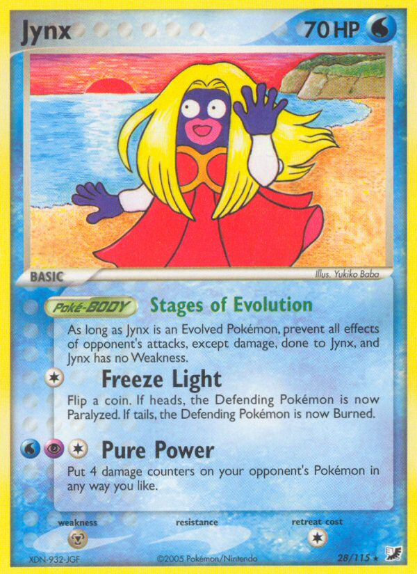 Jynx (28/115) [EX: Unseen Forces] | Galactic Gamez