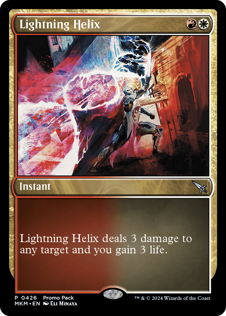 Lightning Helix (Promo Pack) [Murders at Karlov Manor Promos] | Galactic Gamez