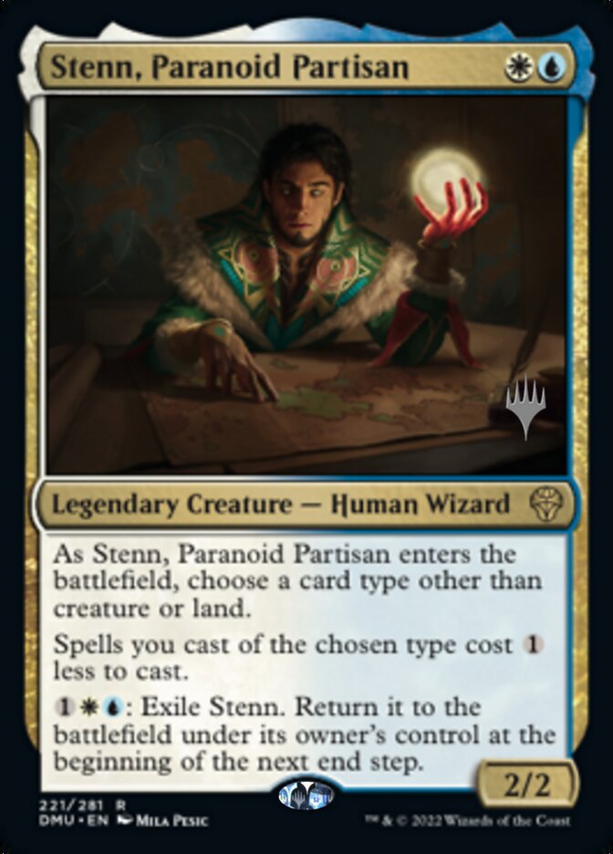 Stenn, Paranoid Partisan (Promo Pack) [Dominaria United Promos] | Galactic Gamez