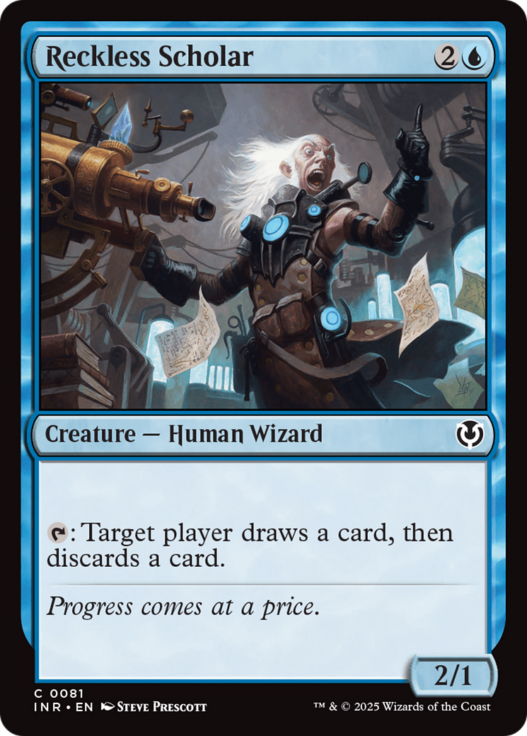 Reckless Scholar [Innistrad Remastered] | Galactic Gamez