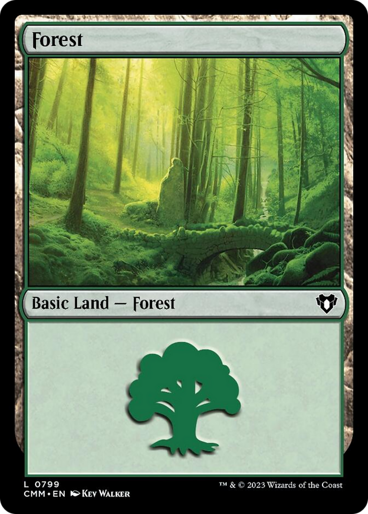 Forest (799) [Commander Masters] | Galactic Gamez