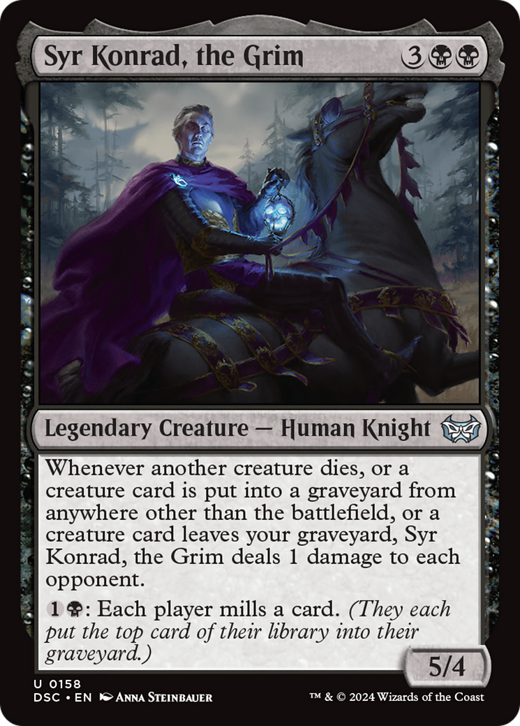 Syr Konrad, the Grim [Duskmourn: House of Horror Commander] | Galactic Gamez