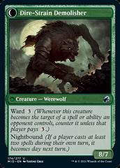 Burly Breaker // Dire-Strain Demolisher [Innistrad: Midnight Hunt] | Galactic Gamez