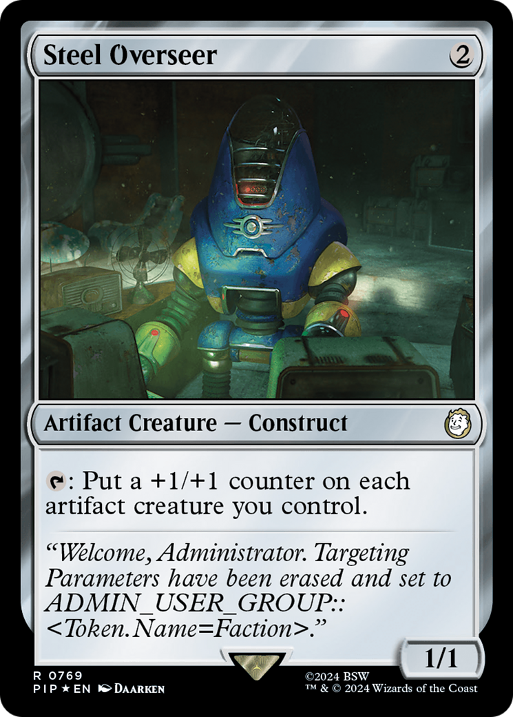 Steel Overseer (Surge Foil) [Fallout] | Galactic Gamez