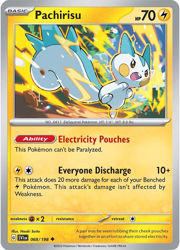 Pachirisu (068/198) [Scarlet & Violet: Base Set] | Galactic Gamez