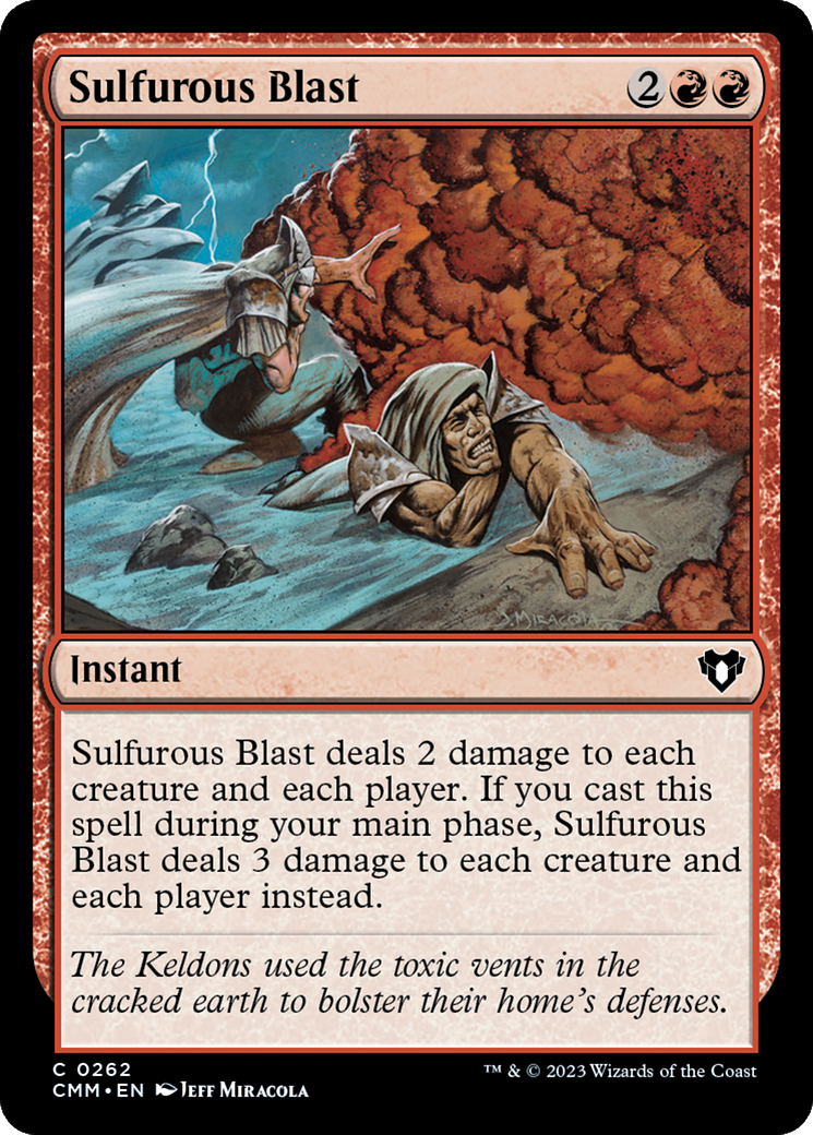 Sulfurous Blast [Commander Masters] | Galactic Gamez